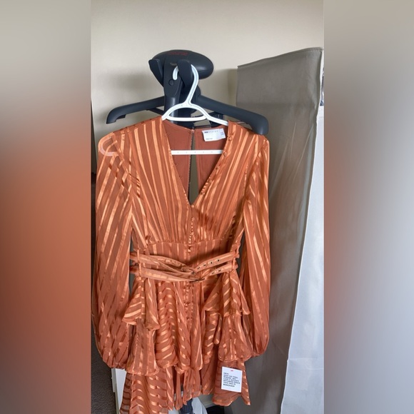 Beautiful Orange Summer Dress - Picture 8 of 8